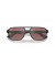 Ray-Ban RB4414M سكوديريا فيراري جمع ل (58 - 17) / الفضة العدسات رمادي نظارات الإطار