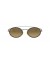 Ray-Ban RB3847M سكوديريا فيراري مجموعة XL (52 - 22) / بني العدسات و النظارات الشمسية الإطار الفضي
