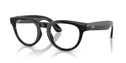 Ray-Ban RW4009F Ray-Ban | Meta جسر منخفض يصلح البطانة L (51 - 23) / الأزرق العدسات و النظارات الشمسية الإطار الأسود