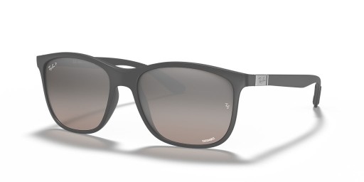 Ray-Ban RB4330CH Chromance XL (56 - 17) / الفضة العدسات رمادي نظارات الإطار