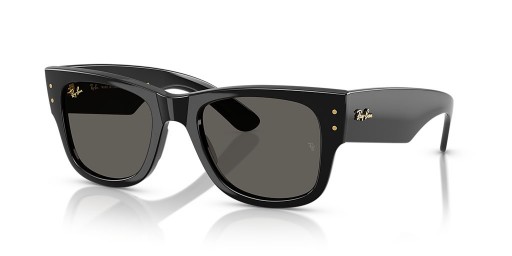 Ray-Ban RB0840S ميجا عابر سبيل ظلام دامس جمع م (51 - 21) / رمادي العدسات و النظارات الشمسية الإطار الأسود