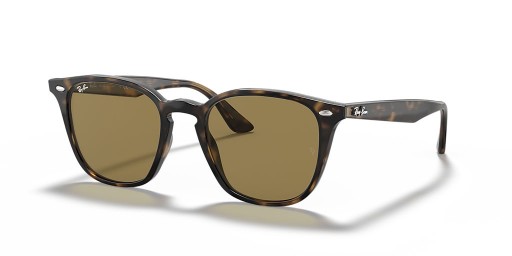 Ray-Ban RB4258F L (52 - 20) / بني العدسات السلحفاة نظارات الإطار