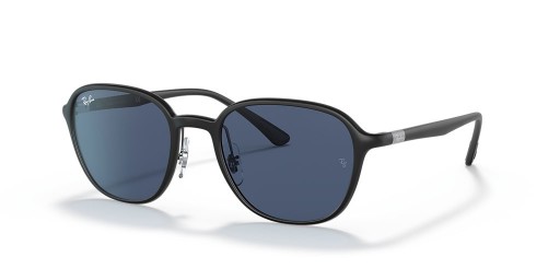 Ray-Ban RB4341 L (51 - 20) / الأزرق العدسات و النظارات الشمسية الإطار الأسود