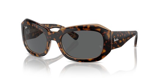 Ray-Ban RB2212 بيت م (56 - 20) / العدسات الرمادية و السلحفاة نظارات الإطار