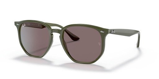 Ray-Ban RB4306 L (54 - 19) / البنفسجي العدسات الخضراء نظارات الإطار