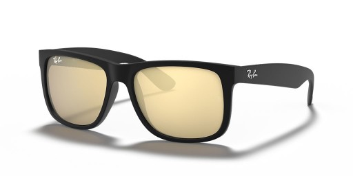 Ray-Ban RB4165 جاستن لون المزيج S (54 - 16) / الذهب العدسات و النظارات الشمسية الإطار الأسود