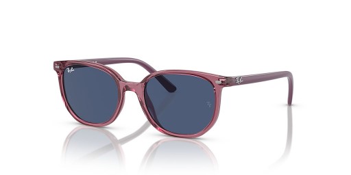 Ray-Ban RB9097S إليوت الاطفال XS (46 - 16) / الأزرق عدسات و نظارات الإطار الوردي