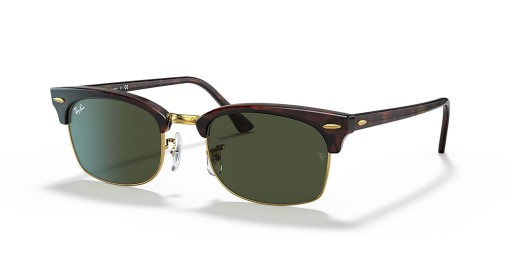 Ray-Ban RB3916 Clubmaster مربع أسطورة الذهب م (52 - 21) / الأخضر العدسات السلحفاة نظارات الإطار
