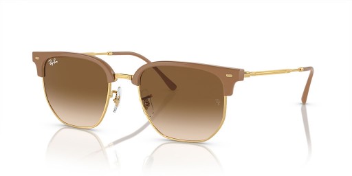 Ray-Ban RB4416 جديدة Clubmaster XL (53 - 20) / العدسات البني والبيج نظارات الإطار