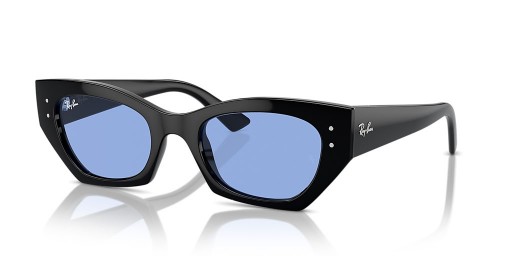 Ray-Ban RB4430 زينة S (49 - 22) / الأزرق العدسات و النظارات الشمسية الإطار الأسود