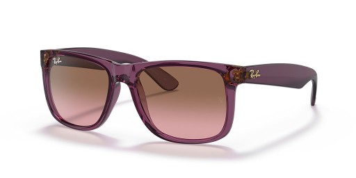 Ray-Ban RB4165 جاستن الكلاسيكية S (54 - 16) / العدسات البني والبنفسجي نظارات الإطار
