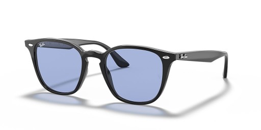 Ray-Ban RB4258F L (52 - 20) / الأزرق العدسات و النظارات الشمسية الإطار الأسود
