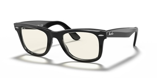 Ray-Ban RB2140 عابر سبيل واضح التطور L (50 - 22) / رمادي العدسات و النظارات الشمسية الإطار الأسود