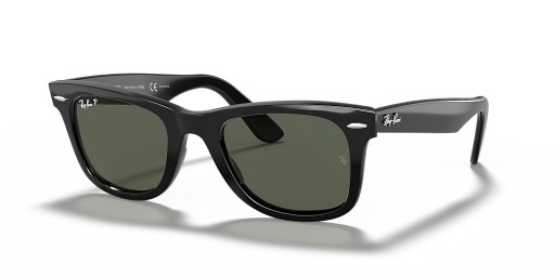 Ray-Ban RB2140 الأصلية عابر سبيل الكلاسيكية ل (50 - 22) / الأخضر العدسات و النظارات الشمسية الإطار الأسود