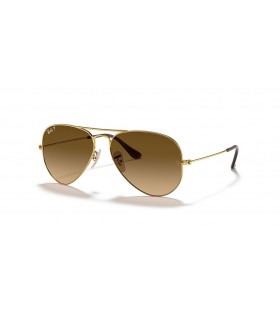 Ray-Ban RB3025 Ø§Ù„Ø·ÙŠØ§Ø± Ø§Ù„ØªØ¯Ø±Ø¬ XL (58 - 14) / Ø¨Ù†ÙŠ Ø§Ù„Ø¹Ø¯Ø³Ø§Øª Ø§Ù„Ø°Ù‡Ø¨ Ø§Ù„Ø¥Ø·Ø§Ø± Ø§Ù„Ù†Ø¸Ø§Ø±Ø§Øª Ø§Ù„Ø´Ù…Ø³ÙŠØ©