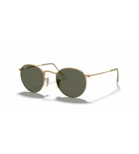 Ray-Ban RB3447 Ù…Ø³ØªØ¯ÙŠØ±Ø© Ù…Ø¹Ø¯Ù†ÙŠØ© S (50 - 21) / Ø§Ù„Ø£Ø®Ø¶Ø± Ø§Ù„Ø¹Ø¯Ø³Ø§Øª Ø§Ù„Ø°Ù‡Ø¨ Ø§Ù„Ø¥Ø·Ø§Ø± Ø§Ù„Ù†Ø¸Ø§Ø±Ø§Øª Ø§Ù„Ø´Ù…Ø³ÙŠØ©
