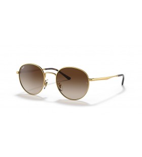 Ray-Ban RB3681 S (50 - 20) / بني العدسات الذهب الإطار النظارات الشمسية
