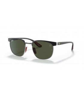 Ray-Ban RB3698M سكوديريا فيراري جمع ل (53 - 20) / الأخضر العدسات و النظارات الشمسية الإطار الأسود