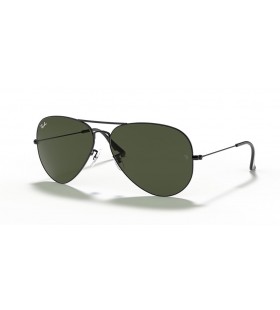 Ray-Ban RB3025 Aviator Large Metal II XXL (62 - 14) / Ø§Ù„Ø£Ø®Ø¶Ø± Ø§Ù„Ø¹Ø¯Ø³Ø§Øª Ùˆ Ø§Ù„Ù†Ø¸Ø§Ø±Ø§Øª Ø§Ù„Ø´Ù…Ø³ÙŠØ© Ø§Ù„Ø¥Ø·Ø§Ø± Ø§Ù„Ø£Ø³ÙˆØ¯