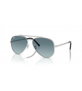 Ray-Ban RB3625 Ø¬Ø¯ÙŠØ¯Ø© Ø§Ù„Ø·ÙŠØ§Ø± XXL (62 - 14) / Ø§Ù„Ø£Ø²Ø±Ù‚ Ø§Ù„Ø¹Ø¯Ø³Ø§Øª Ùˆ Ø§Ù„Ù†Ø¸Ø§Ø±Ø§Øª Ø§Ù„Ø´Ù…Ø³ÙŠØ© Ø§Ù„Ø¥Ø·Ø§Ø± Ø§Ù„ÙØ¶ÙŠ