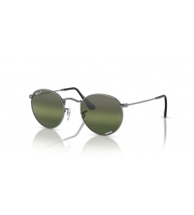 Ray-Ban RB3447 Ù…Ø³ØªØ¯ÙŠØ±Ø© Ù…Ø¹Ø¯Ù†ÙŠØ© Chromance Ù„ØªØ± (53 - 21) / Ø§Ù„ÙØ¶Ø© Ø§Ù„Ø¹Ø¯Ø³Ø§Øª Ùˆ Ø§Ù„Ù†Ø¸Ø§Ø±Ø§Øª Ø§Ù„Ø´Ù…Ø³ÙŠØ© Ø§Ù„Ø¥Ø·Ø§Ø± Ø§Ù„ÙØ¶ÙŠ