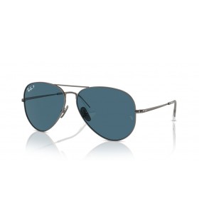 Ray-Ban RB8089 Ø§Ù„Ø·ÙŠØ§Ø± Ø§Ù„ØªÙŠØªØ§Ù†ÙŠÙˆÙ… Ù„ (58 - 14) / Ø§Ù„Ø£Ø²Ø±Ù‚ Ø§Ù„Ø¹Ø¯Ø³Ø§Øª Ùˆ Ø§Ù„Ù†Ø¸Ø§Ø±Ø§Øª Ø§Ù„Ø´Ù…Ø³ÙŠØ© Ø§Ù„Ø¥Ø·Ø§Ø± Ø§Ù„ÙØ¶ÙŠ
