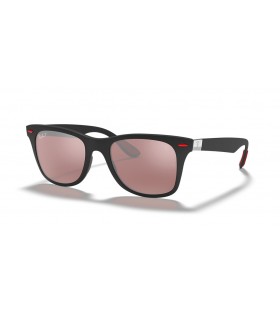 Ray-Ban RB4195MF سكوديريا فيراري جمع ل (52 - 20) / الفضة العدسات و النظارات الشمسية الإطار الأسود