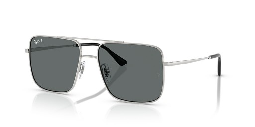 Ray-Ban RB3758 Ari Bio-Based M (54 - 16) / Šedé čočky a Stříbrný rám sluneční Brýle