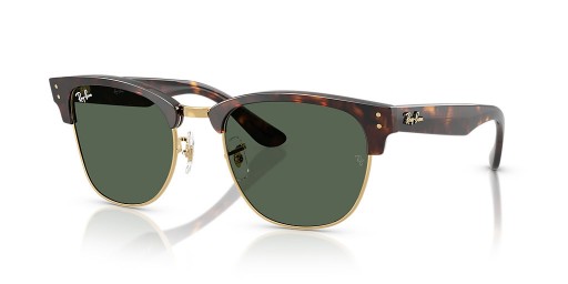 Ray-Ban RBR0504S Clubmaster Reverzní S (51 - 21) / Zelené čočky a Želva rám sluneční Brýle