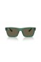 Ray-Ban RB4396 Warren Bio-Based M (54 - 20) / Hnědé čočky a Zelené rám sluneční Brýle