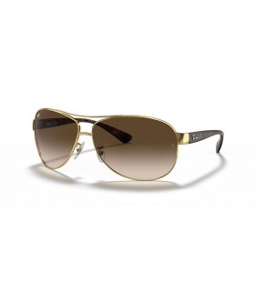 Ray-Ban RB3386 L (63 - 13) / HnÄ›dÃ© ÄoÄky a ZlatÃ½ rÃ¡m sluneÄnÃ­ BrÃ½le