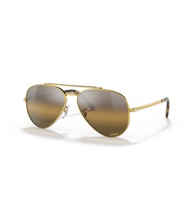 Ray-Ban RB3625 NovÃ© Letec XXL (62 - 14) / HnÄ›dÃ© ÄoÄky a ZlatÃ½ rÃ¡m sluneÄnÃ­ BrÃ½le