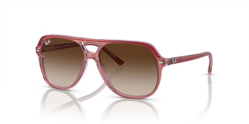 Ray-Ban RB9096S Bill Børn XS (49 - 13) / Brune linser og Rød ramme Solbriller