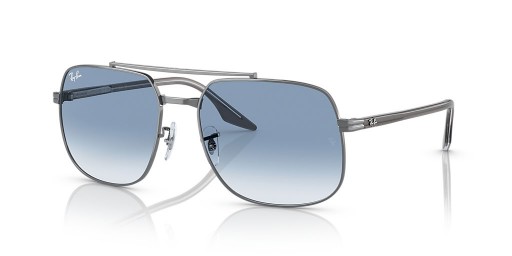 Ray-Ban RB3699 M (56 - 18) / Blå linser og Sølv ramme Solbriller