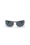 Ray-Ban RB3119 Olympiske M (62 - 19) / Blå linser og Sort ramme Solbriller