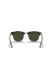 Ray-Ban RB3016 Clubmaster Fleck L (51 - 21) / Grønne linser og Sort ramme Solbriller