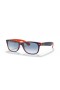 Ray-Ban RB2132 New Wayfarer Farve Mix-M (55 - 18) / Blå linser og Blå ramme Solbriller