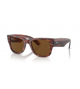 Ray-Ban RB0840S Mega Wayfarer M (51 - 21) / Brune linser og Brun ramme Solbriller