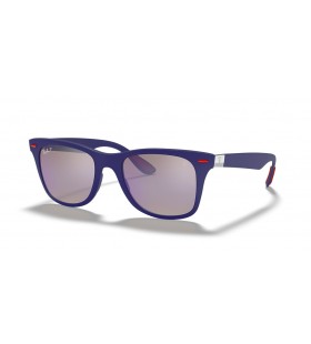 Ray-Ban RB4195M Scuderia Ferrari Collection L (52 - 20) / BlÃ¥ linser og BlÃ¥ ramme Solbriller