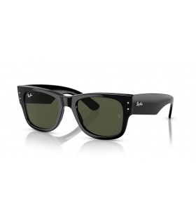 Ray-Ban RB0840S Mega Wayfarer M (51 - 21) / GrÃ¸nne linser og Sort ramme Solbriller
