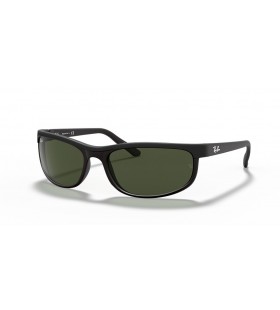 Ray-Ban RB2027 Predator 2 XXL (62 - 19) / Grønne linser og Sort ramme Solbriller