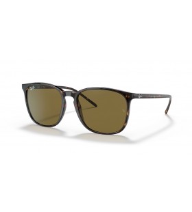 Ray-Ban RB4387F M (55 - 18) / Brune linser og Tortoise frame Solbriller