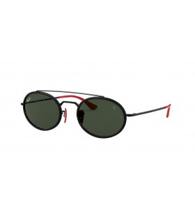 Ray-Ban RB3847M Scuderia Ferrari Collection XL (52 - 22) / GrÃ¸nne linser og Sort ramme Solbriller
