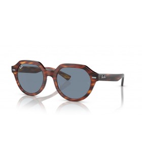 Ray-Ban RB4399 Gina L (51 - 21) / Blå linser og Brun ramme Solbriller