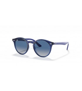 Ray-Ban RB9064S BÃ¸rn XS (44 - 19) / GrÃ¥ linser og BlÃ¥ ramme Solbriller