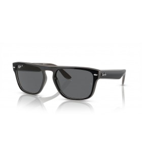 Ray-Ban RB4407 XL (57 - 19) / Grå linser og Sort ramme Solbriller
