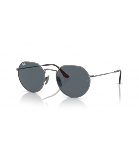 Ray-Ban RB8165 Jack Titanium M (53 - 20) / Blå linser og Sølv ramme Solbriller