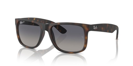 Ray-Ban RB4165F Justin Classic M (55 - 17) / Blauwe lenzen en Schildpad frame Zonnebrillen