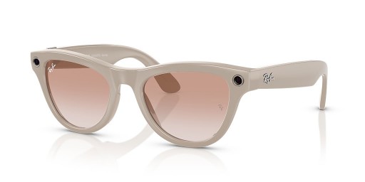 Ray-Ban RW4010 Meta Skyler M (52 - 20) / Roze lenzen en Grijs frame Zonnebrillen