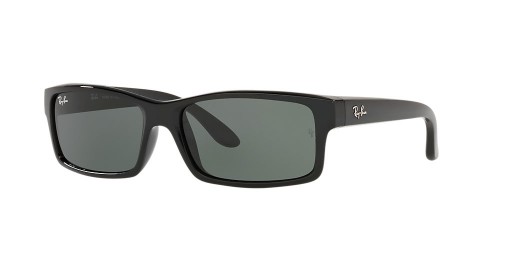 Ray-Ban RB4151 XL (59 - 17) / Groene lenzen en Zwart frame Zonnebrillen